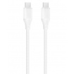 XO Καλώδιο Φόρτισης Braided Type C σε Type C 1m 60W Λευκό (NB-Q291B)