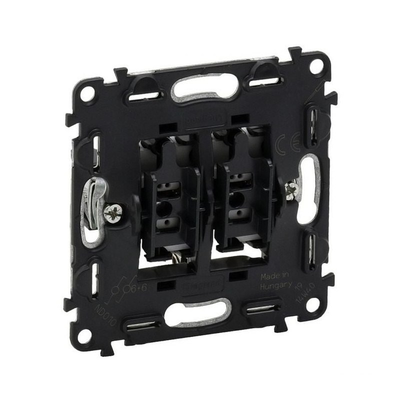 Μηχανισμός Valena Life Διπλού Αλέ Ρετούρ Διακόπτη 10AX (752008)