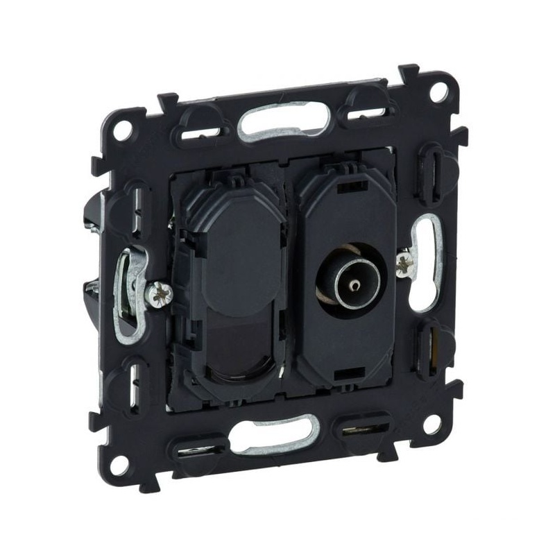 Μηχανισμός Valena Life Πρίζας TV+RJ45 UTP CAT6 (753055)