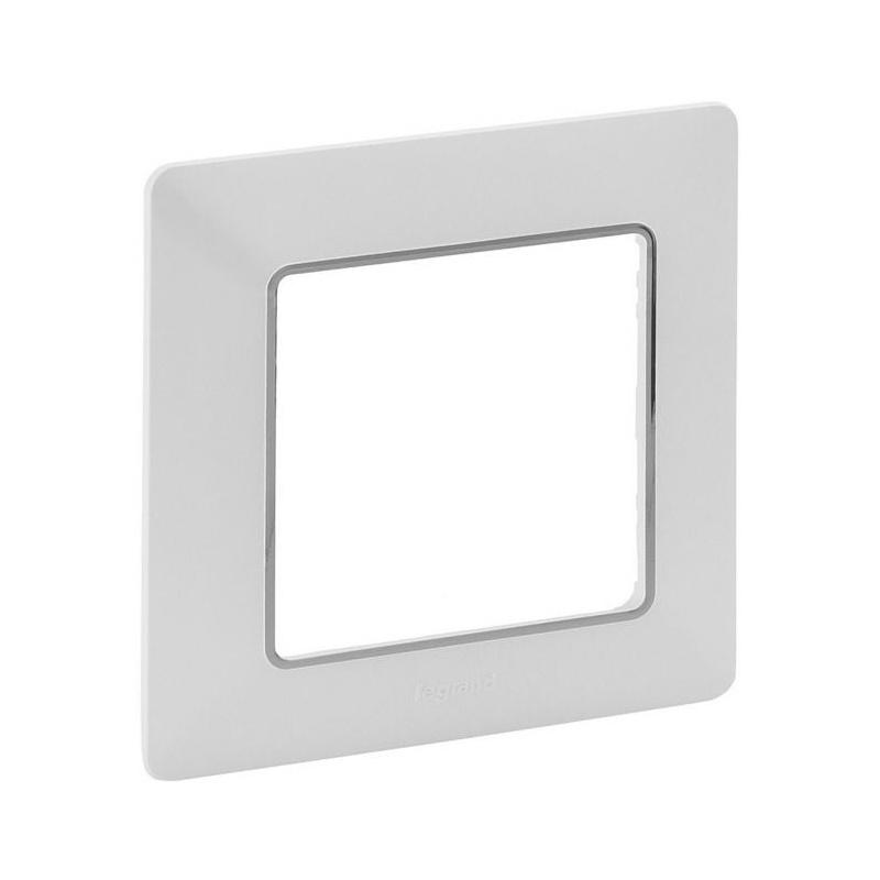 Πλαίσιο Valena Life 1 Θέσης White/Chrome (754031)