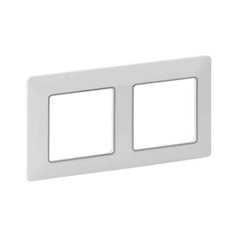 Πλαίσιο Valena Life 2 Θέσεων White/Chrome (754032)