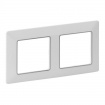 Πλαίσιο Valena Life 2 Θέσεων White/Chrome (754032)
