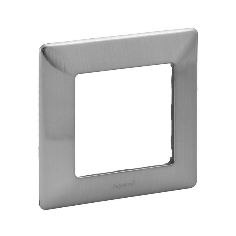 Πλαίσιο Valena Life 1 Θέσης Inox Style (754151)