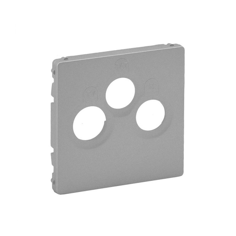 Πλακίδιο Πρίζα Valena Life TV-R-Sat Aluminium (754792)