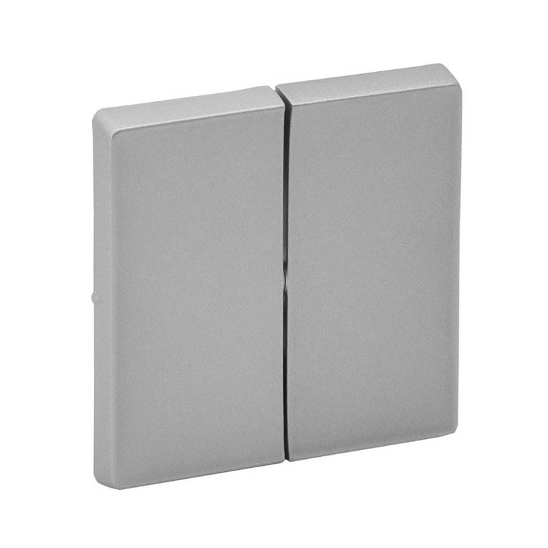 Πλακίδιο Valena Life Διακόπτη Κομμυτατέρ Aluminium (755022)