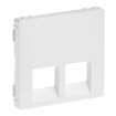 Πλακίδιο Πρίζα Valena Life 2xRJ11/RJ45 White (755420)
