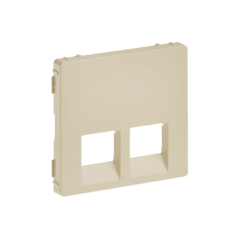 Πλακίδιο Πρίζα Valena Life 2xRJ11/RJ45 Ivory (755421)