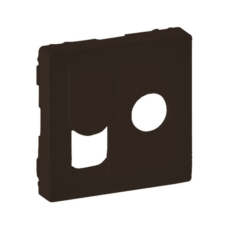 Πλακίδιο Πρίζα Valena Life TV+RJ45 Μαύρο (756832)