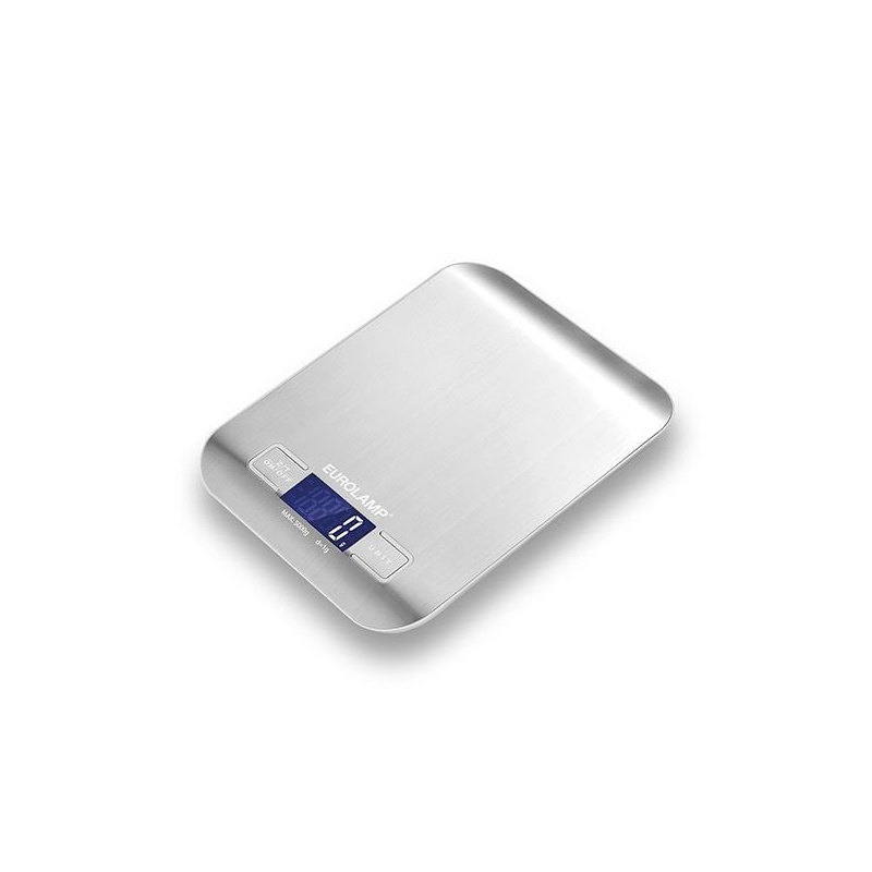 Eurolamp Ψηφιακή Ζυγαριά Koυζίνας ως 5kg Inox (300-70010)
