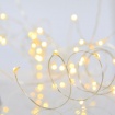 50 Mini Led Θερμά Λαμπάκια με Ασημί Καλώδιο Χαλκού (600-07721)