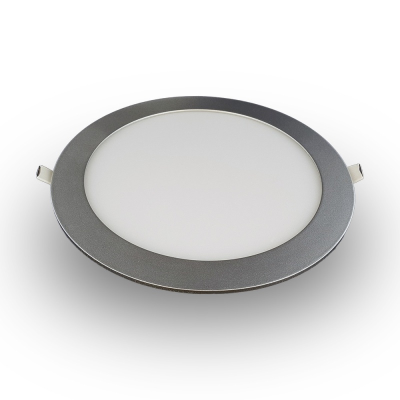 Lucas Slim Panel 18W 120° 4000K Σατινέ (PLSLIM18S)