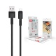 XO Καλώδιο Φόρτισης Fast USB A σε Type C 1m 5A Μαύρο (NB166)