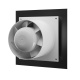 Dospel Veroni Glass 120 S Επιτοίχιος Εξαεριστήρας Ø120 Μαύρος (007-7611B)