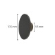 It-Lighting Geneva Led 8W CCT Επιτοίχιο Φωτιστικό Ανθρακί (80201140)