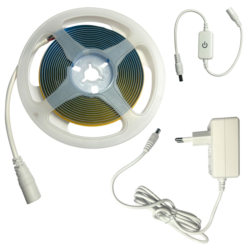 Aca LED Ταινία COB 8W/m 1000lm/m 24V IP20 4000K 3m (3MKITCNW)