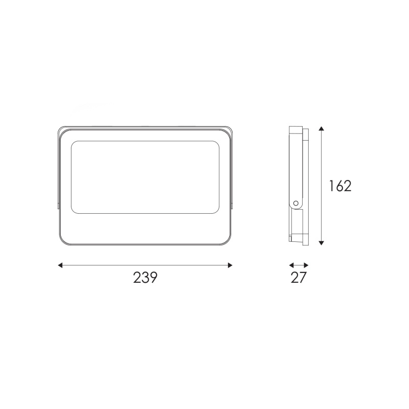 ACA LED SMD προβολέας N 100W 120° CCT (N100CCT)