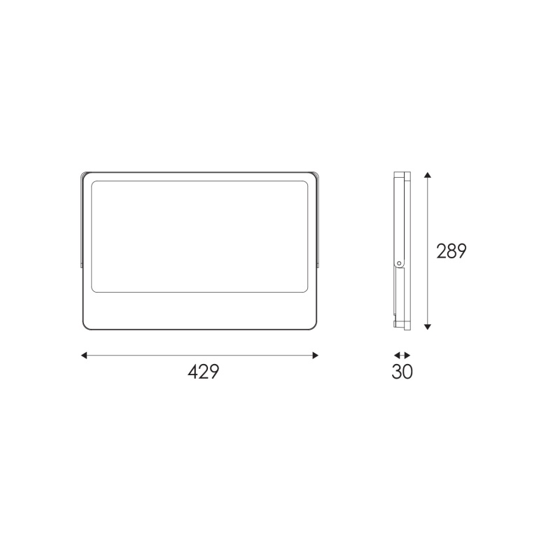 ACA LED SMD προβολέας N 300W 120° CCT (N300CCT)