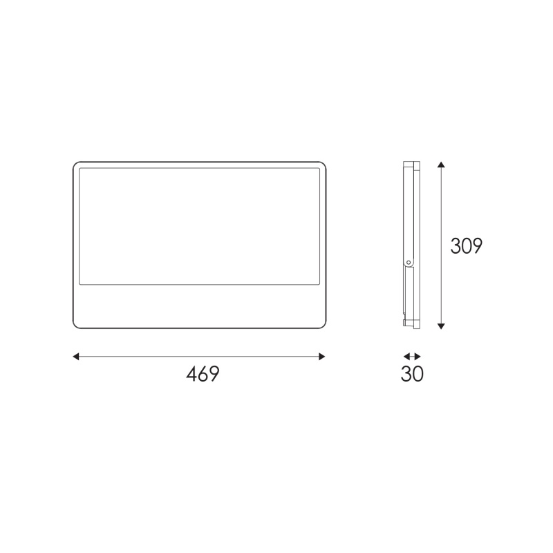 ACA LED SMD προβολέας N 400W 120° CCT (N400CCT)