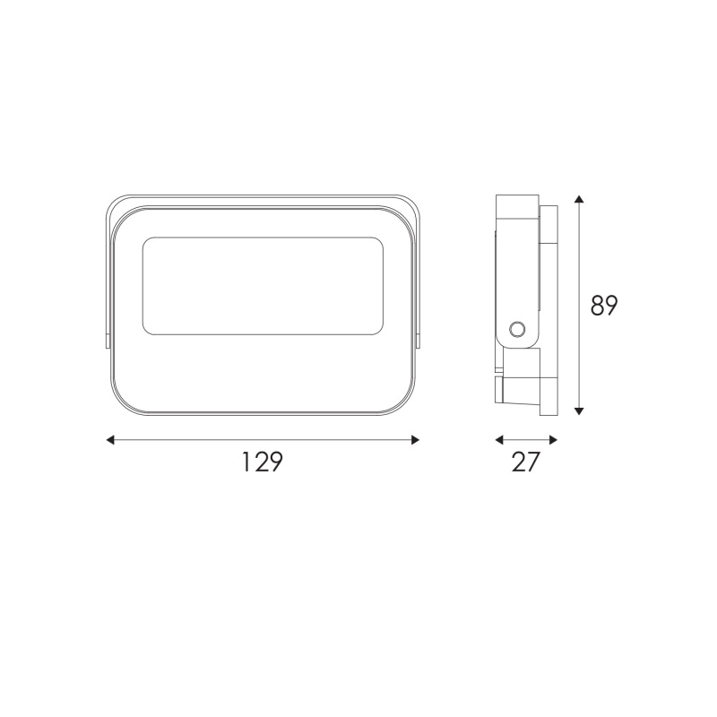 ACA LED SMD Λευκός προβολέας N 20W 120° CCT (N20CCTW)