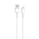 XO Καλώδιο Φόρτισης Fast USB A σε Type C 1m 5A Λευκό (NB166)