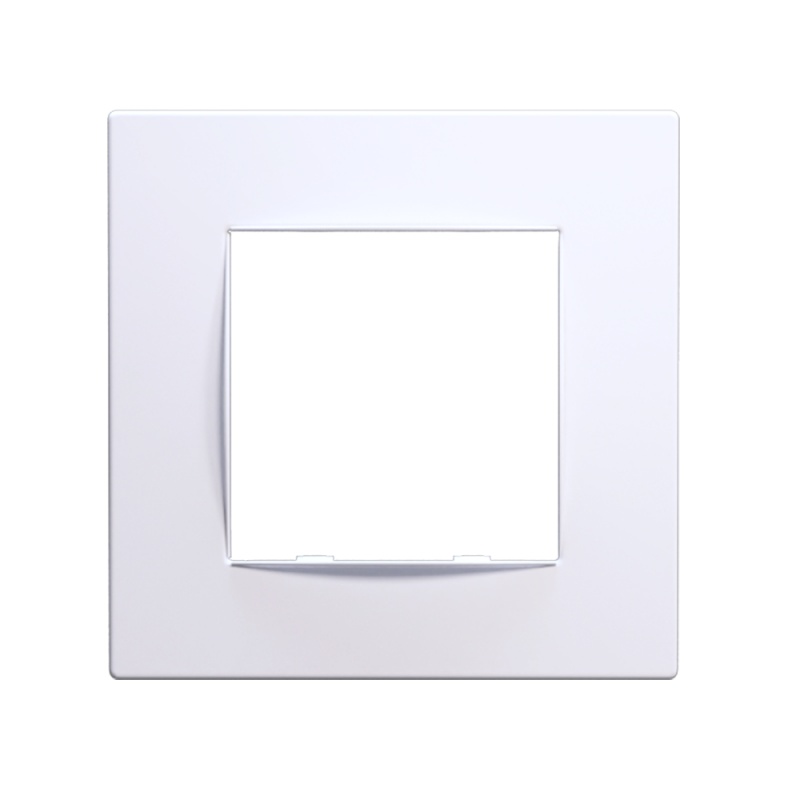 Acaelec Prime Classic Πλαίσιο 1 Θέσης Τετράγωνο Λευκό (1000120001)