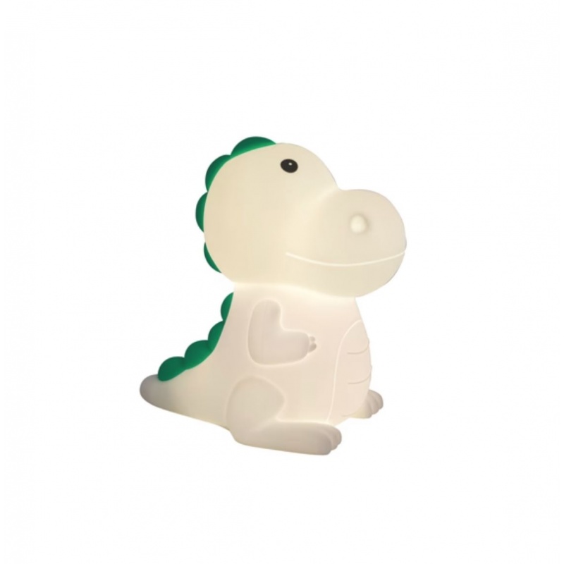 Eurolamp Επαναφορτιζόμενο Led Φωτάκι Νυκτός 3000K & RGB Δεινόσαυρος (145-15072)