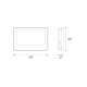 ACA LED SMD Λευκός προβολέας N 50W 120° CCT (N50CCTW)