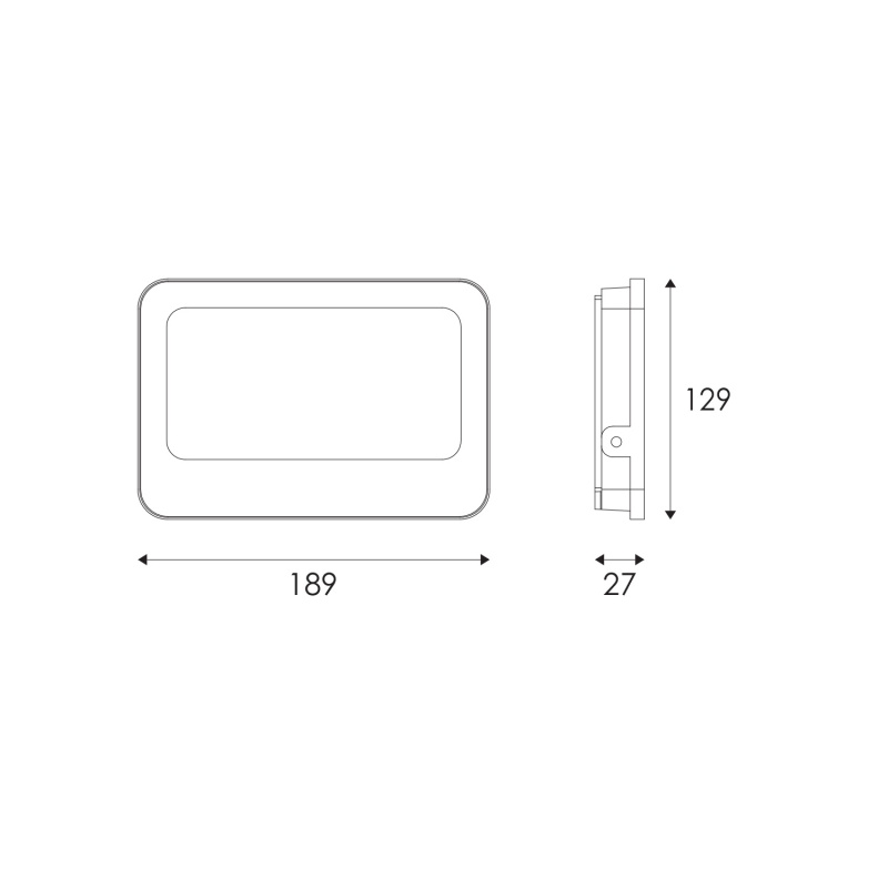 ACA LED SMD Λευκός προβολέας N 50W 120° CCT (N50CCTW)