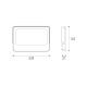 ACA LED SMD Λευκός προβολέας N 100W 120° CCT (N100CCTW)