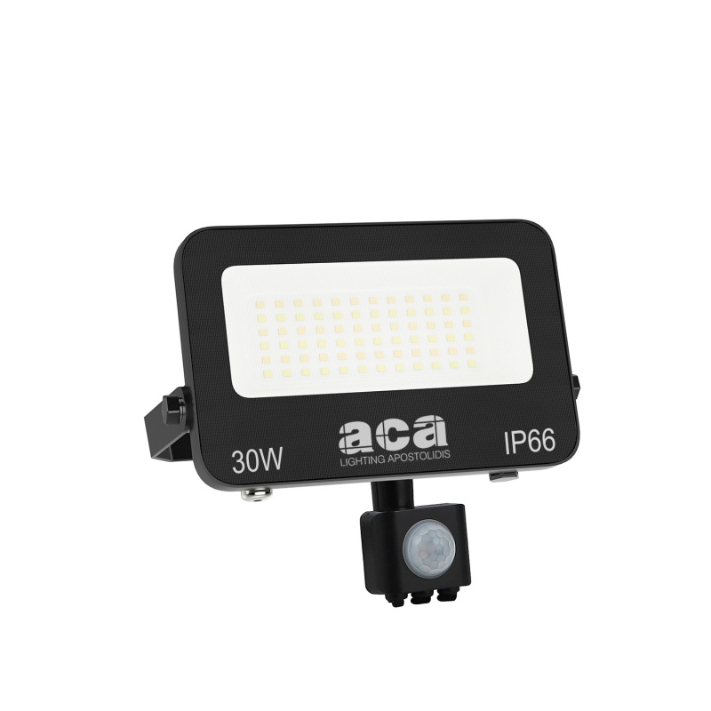 ACA LED SMD προβολέας με αισθητήρα κίνησης N 30W 120° CCT (N30CCTS)