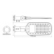 ACA NORD LED Φωτιστικό Δρόμου 100W 4000K (NORD10040)