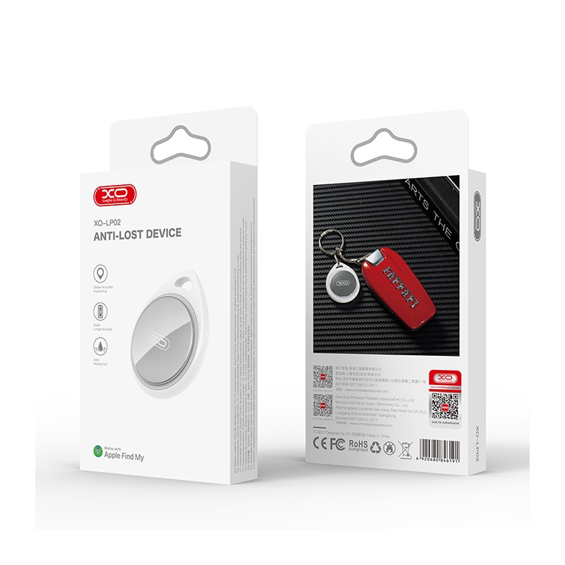 XO LP02 MFI Bluetooth Εντοπισμού Συσκευής Apple Λευκό