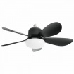 Spotlight Ανεμιστήρας Οροφής E27 52cm DC30W 5 Πτερυγίων Μαύρος (3294)