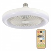 Spotlight Ανεμιστήρας Οροφής E27 26cm 30W Λευκός (6783)