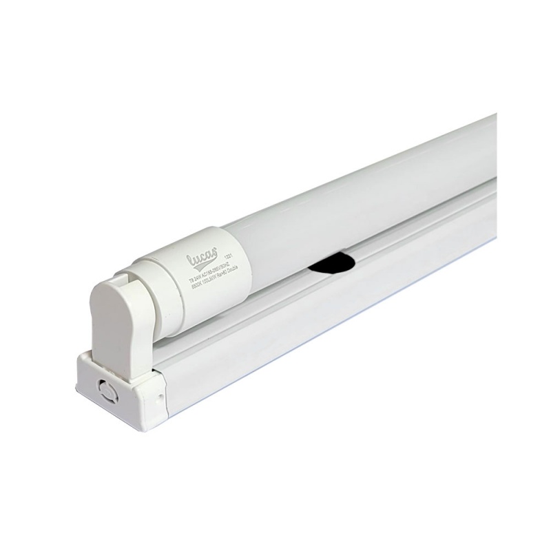 Lucas Σκαφάκι Led Μονό για T8 120cm (T8120M)