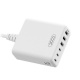 XO L133 EU Φορτιστής 75W GaN 3A+3C Γρήγορης Φόρτισης με 1.5m Καλώδιο Λευκός