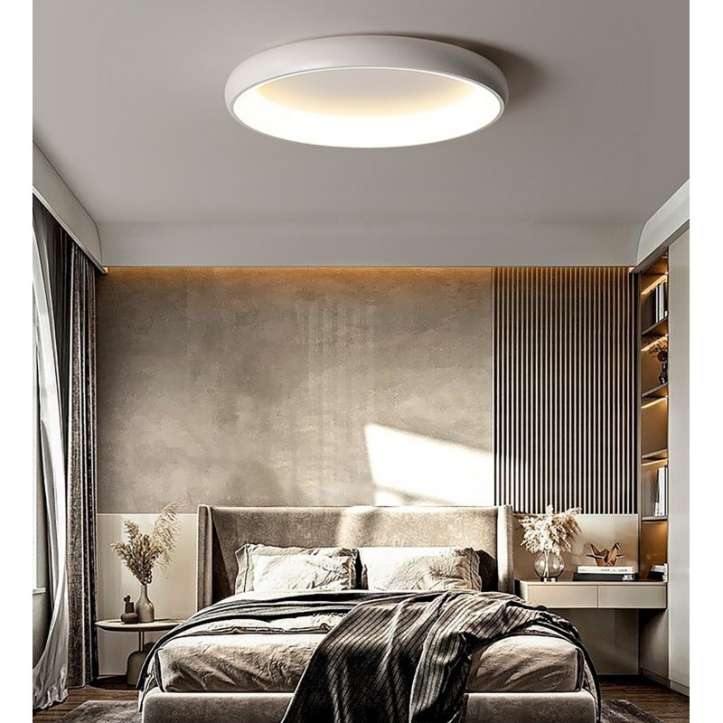Arkolight Led Φωτιστικό Πλαφονιέρα 3CCT 40W Φ50 Λευκό (1735-1/50)