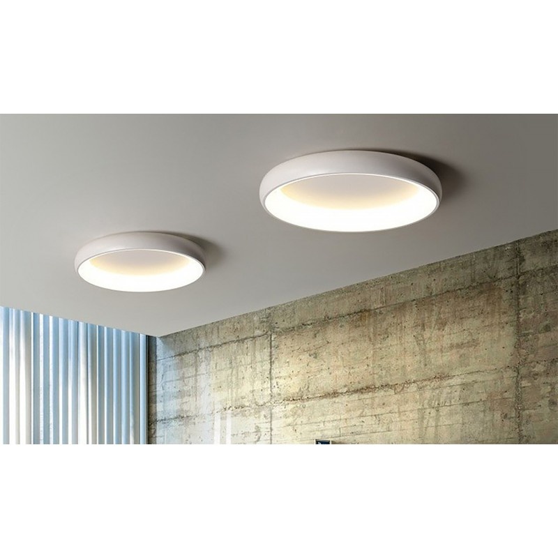 Arkolight Led Φωτιστικό Πλαφονιέρα 3CCT 40W Φ50 Λευκό (1735-1/50)