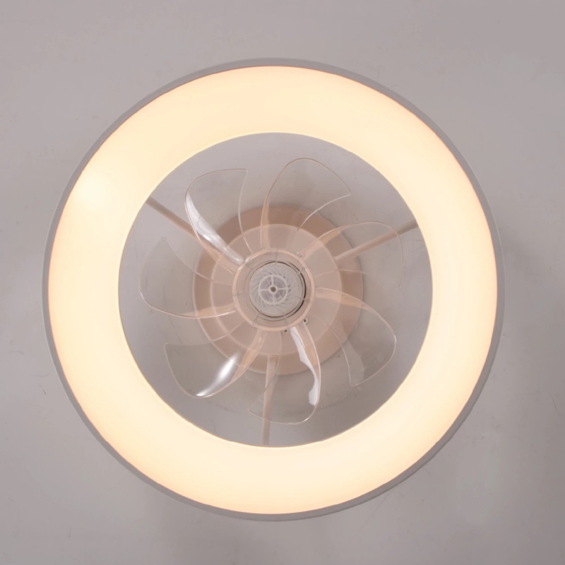 Aca Ανεμιστήρας Οροφής Smart LED CCT 30cm DC20W 7 Πτερυγίων Λευκός (FAN6687WH)