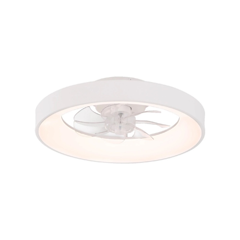 Aca Ανεμιστήρας Οροφής Smart LED CCT 30cm DC20W 7 Πτερυγίων Λευκός (FAN6687WH)
