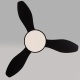 Aca Ανεμιστήρας Οροφής 120cm DC40W 3 Πτερυγίων Μαύρος (FANRX48013B)