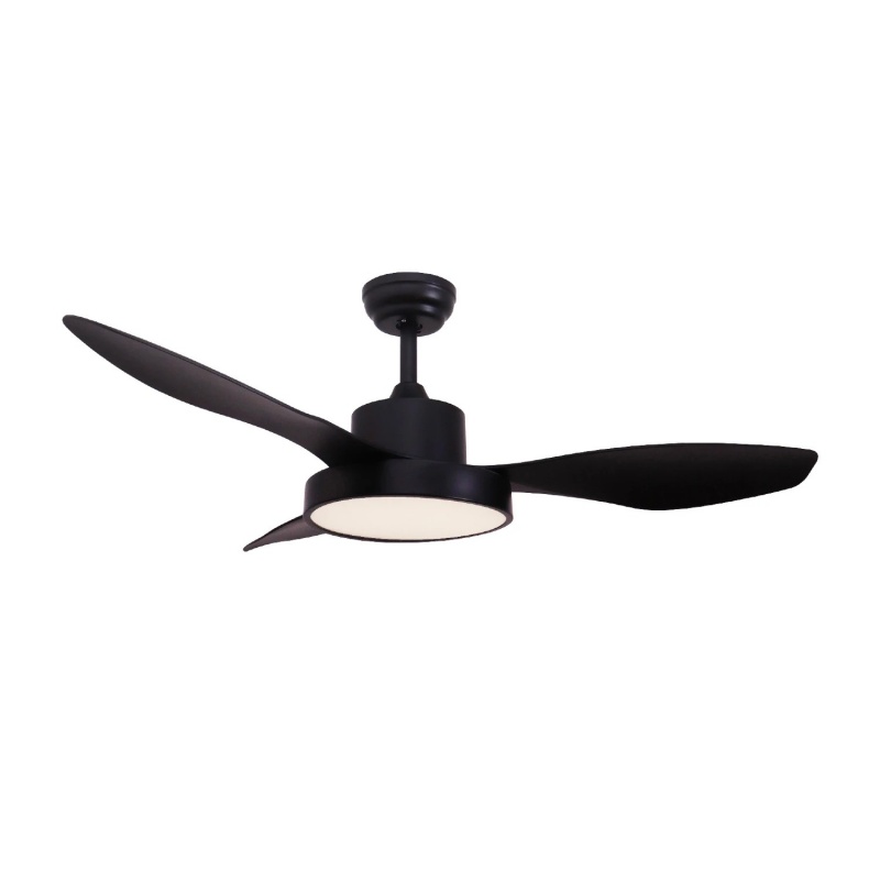 Aca Ανεμιστήρας Οροφής 120cm DC40W 3 Πτερυγίων Μαύρος (FANRX48013B)