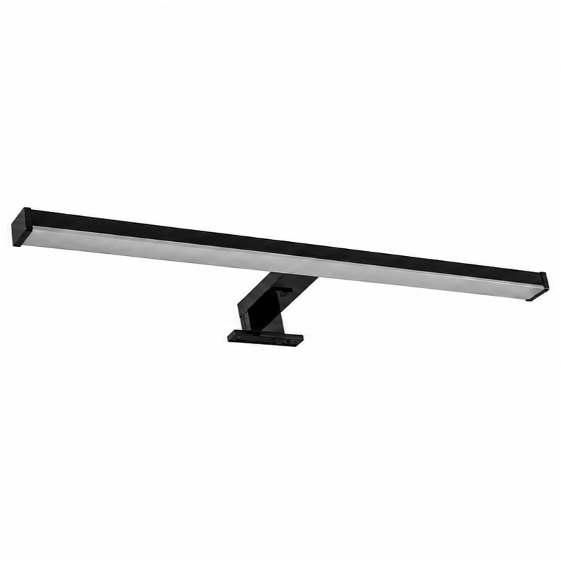 Lucas Επιτοίχιο Led Φωτιστικό Μπάνιου 12W CCT Μαύρο (WC12BLCCT)