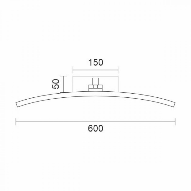 Spotlight Led Επιτοίχιο Φωτιστικό Μπάνιου 14W CCT Χρώμιο (6964)