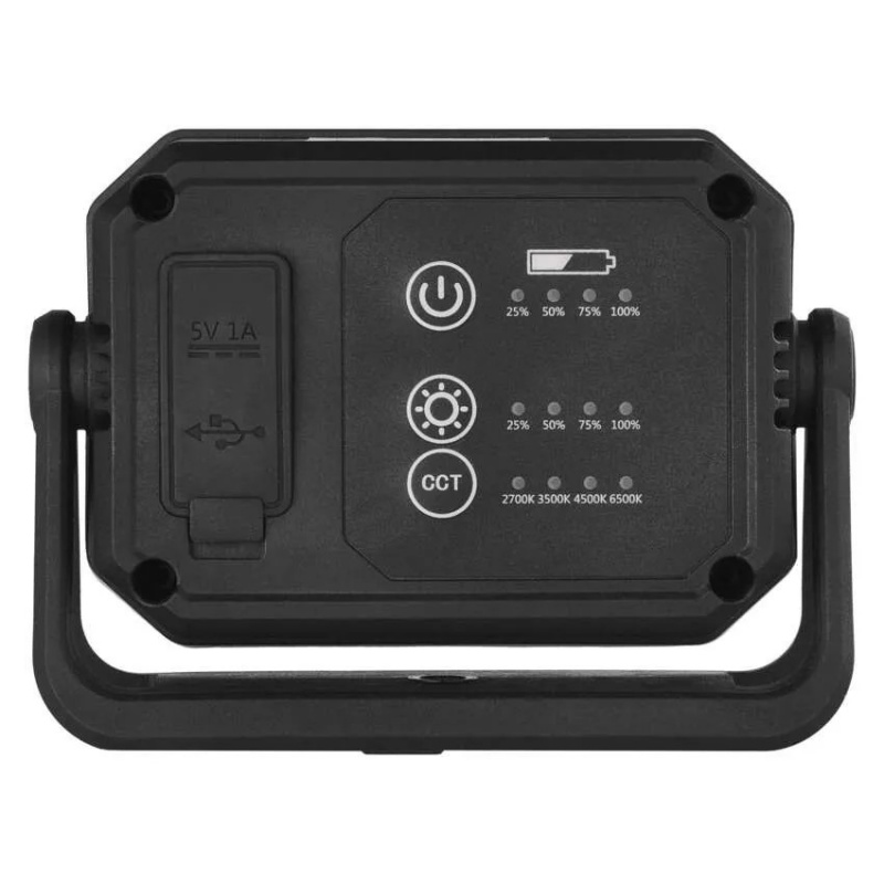 Emos Led Φακός Εργασίας Επαναφορτιζόμενος 900lm & Powerbank Πράσινο-Μαύρο (P4542)