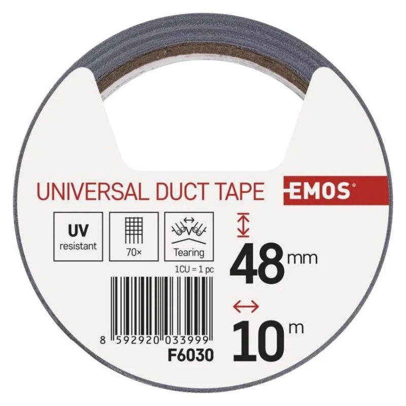 Emos Ταινία Γενικής Χρήσης 48mm x 10m Duct Tape (F6030)