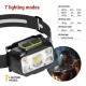 Emos Led Επαναφορτιζόμενος Φακός Κεφαλής 550lm Hybrid Μαύρος (P3546)