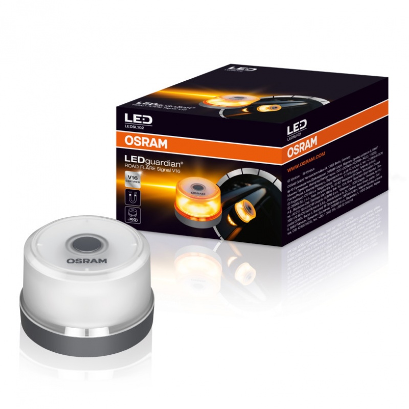 Osram Φάρος Αυτοκινήτου LED 4.5V Αδιάβροχος 8.3cm με Πορτοκαλί Φωτισμό (LEDSL102)