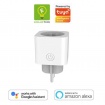 Eurolamp Smart Πρίζα WiFi με Διακόπτη & Μετρητή Λευκή (147-77912)