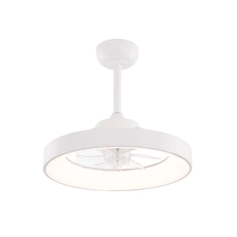Aca Ανεμιστήρας Οροφής Smart LED CCT 30cm DC20W 7 Πτερυγίων Λευκός (FAN6697WH)